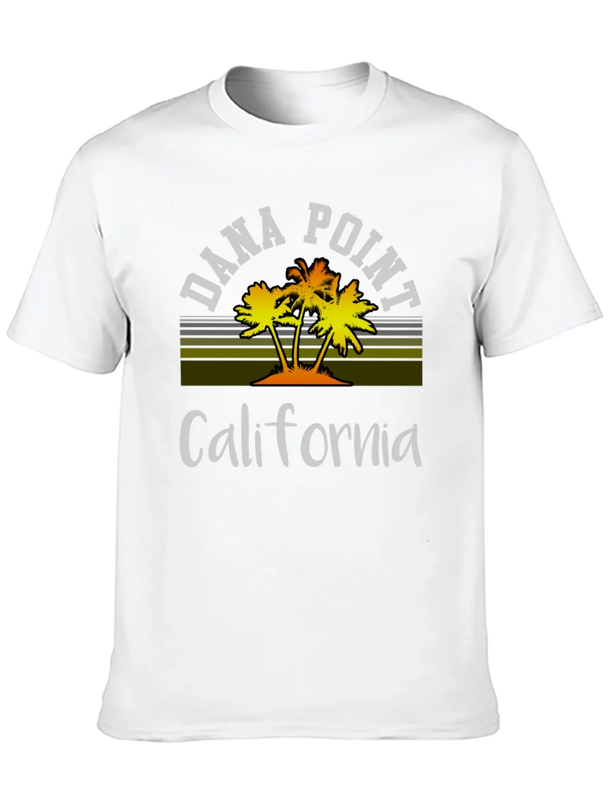 Dana Point California Palm Tee - Black product image 9