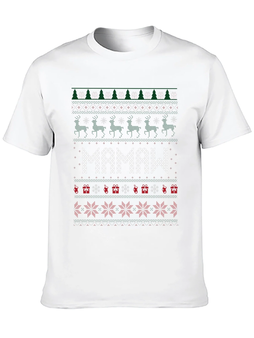 Mamaw Ugly Christmas Sweater T-Shirt product image 9