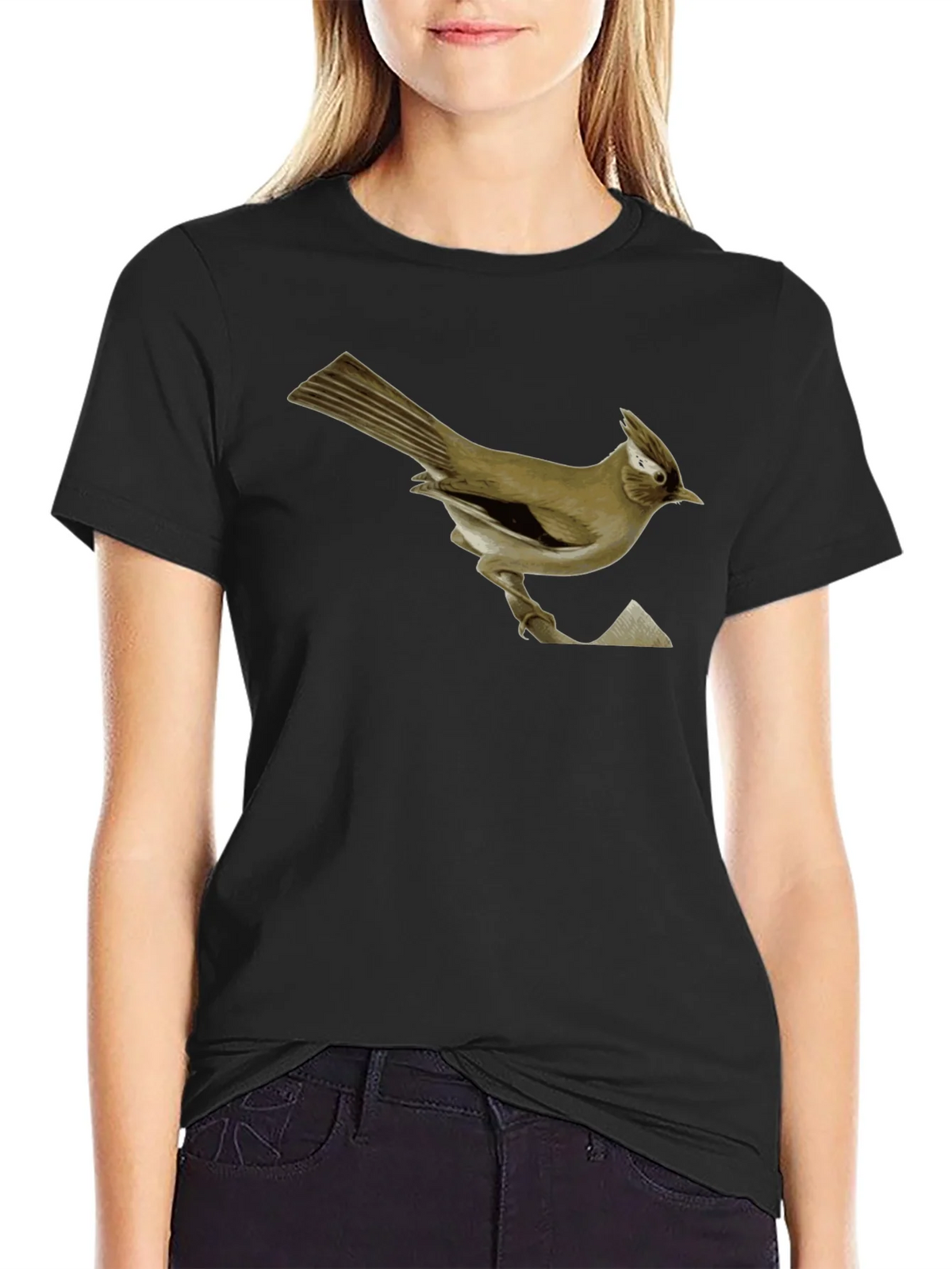 Tufted Titmouse Bird T-Shirt - Nature Inspired Graphic Tee product image 2