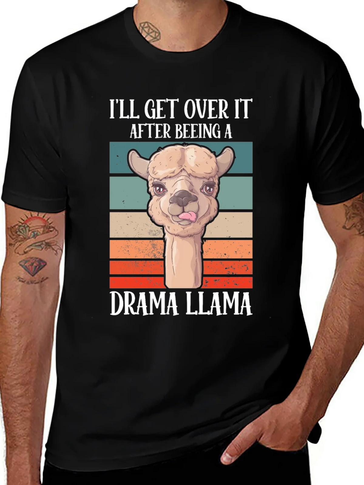 Drama Llama T-Shirt - Funny Graphic Tee product image 1