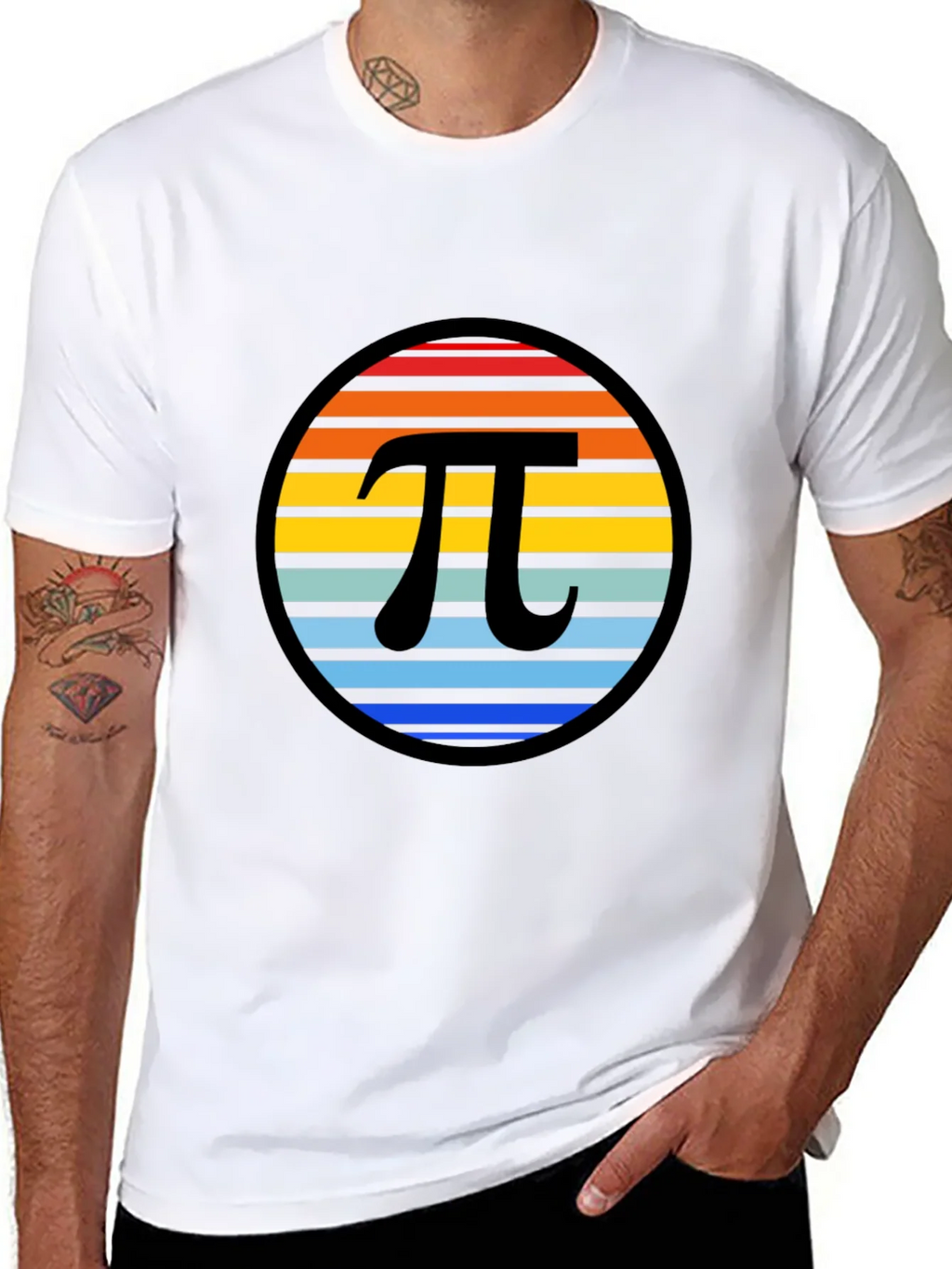 Retro Pi Symbol T-Shirt product image 7