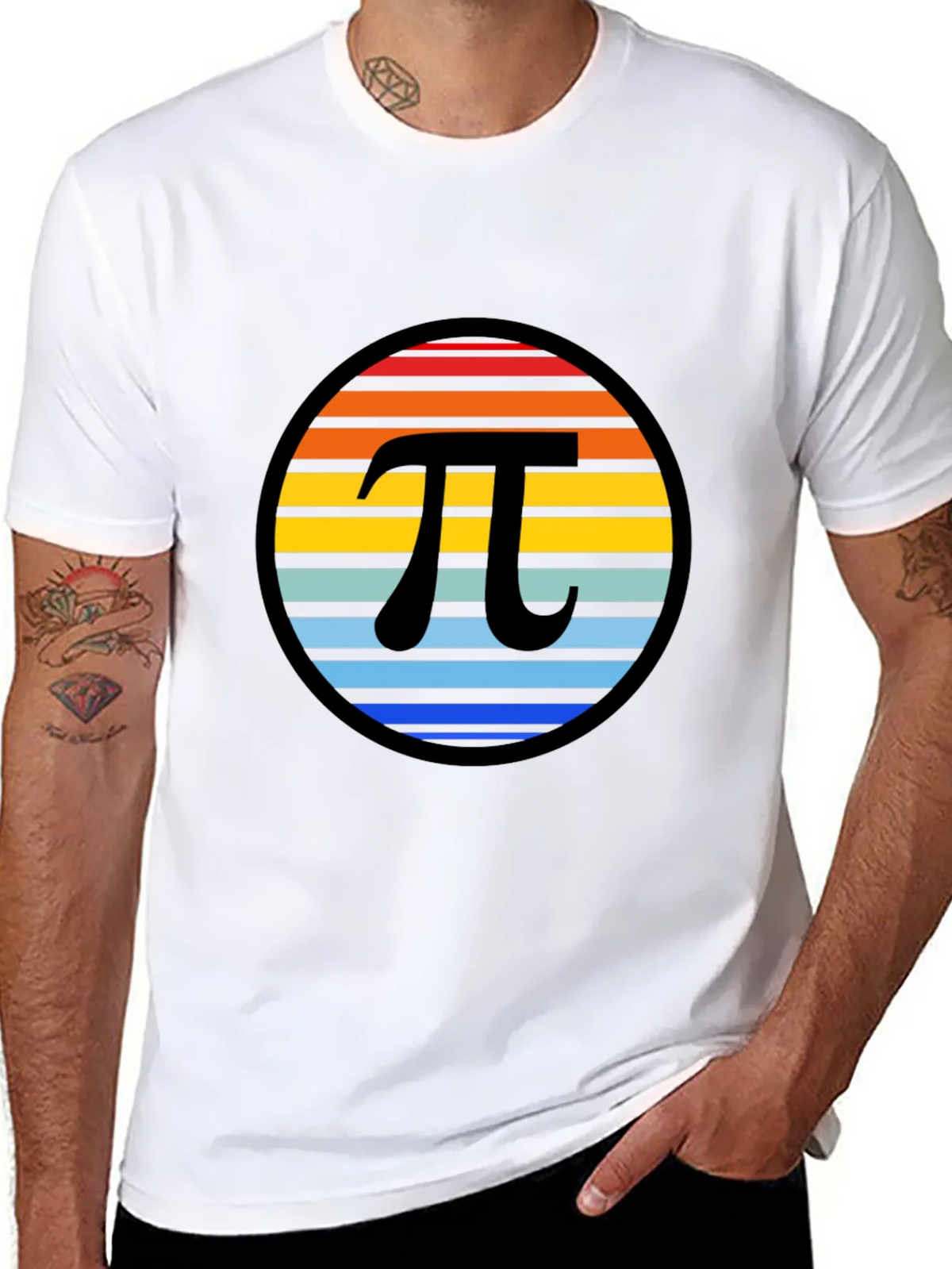 Retro Pi Symbol T-Shirt product image 7
