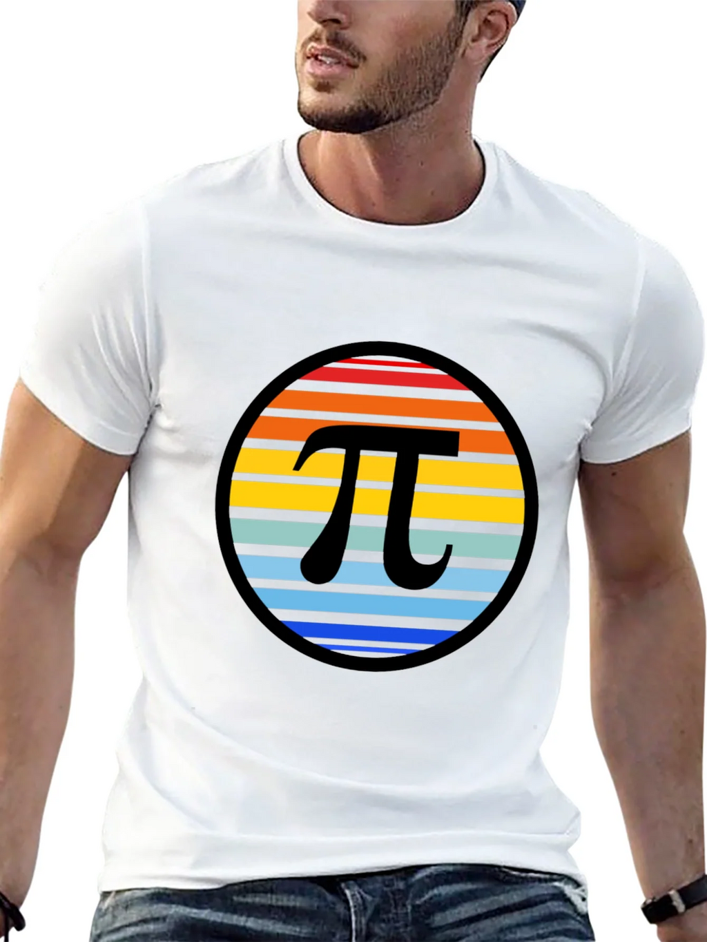 Retro Pi Symbol T-Shirt product image 12