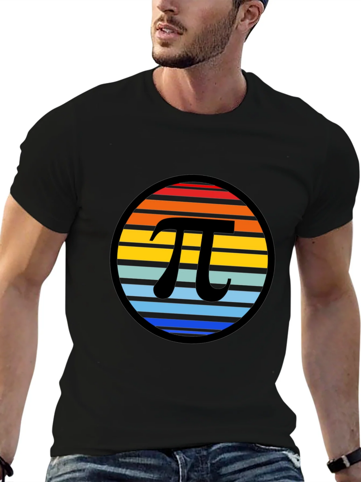 Retro Pi Symbol T-Shirt product image 6