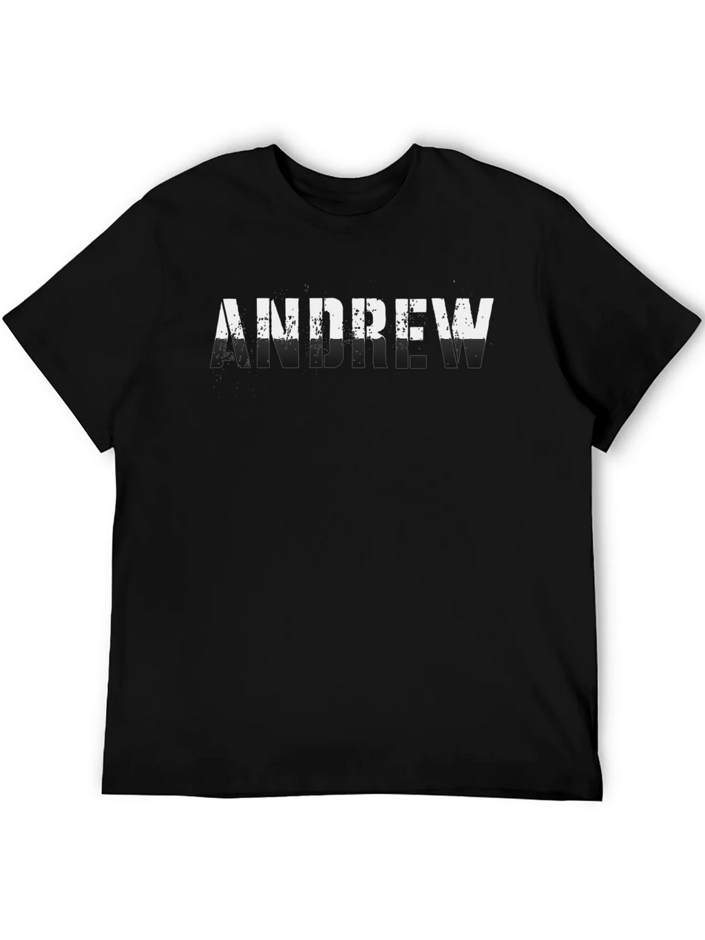 Andrew Mens Black Graphic T-Shirt product image 5