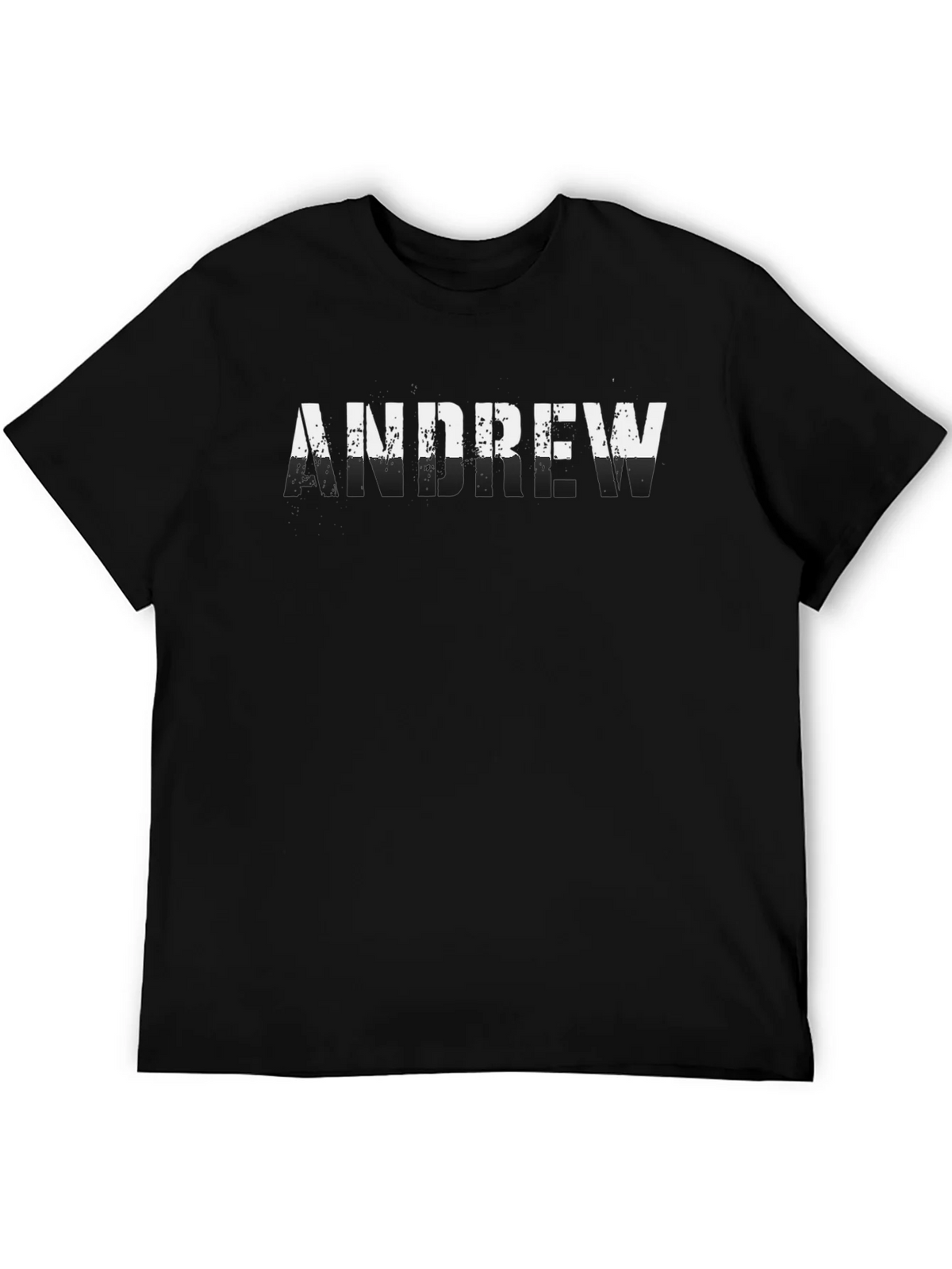 Andrew Mens Black Graphic T-Shirt product image 5