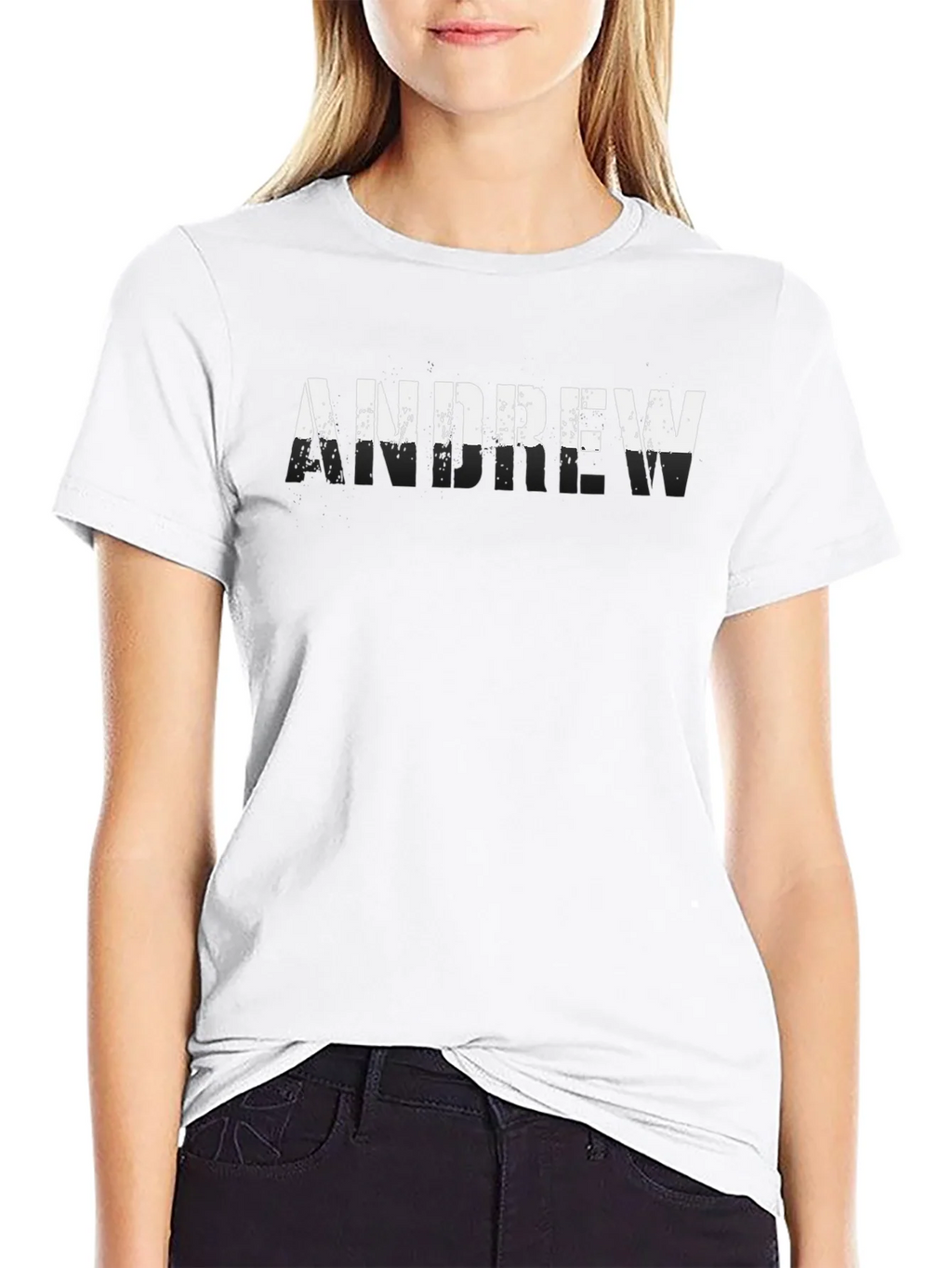 Andrew Mens Black Graphic T-Shirt product image 8