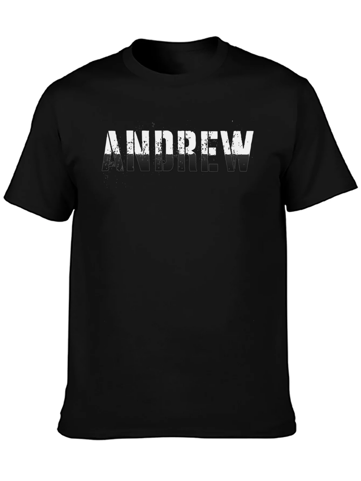 Andrew Mens Black Graphic T-Shirt product image 3