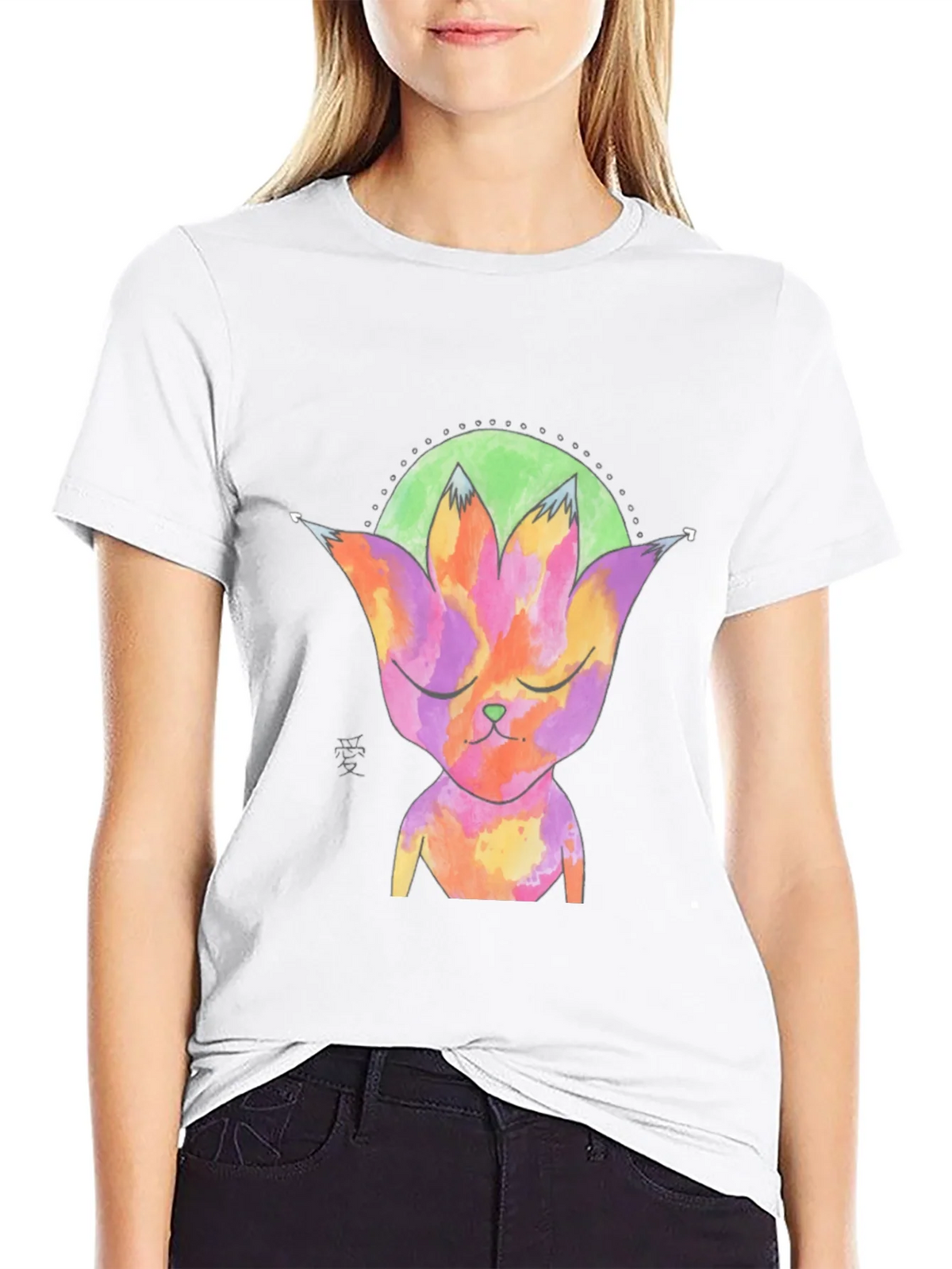 Abstract Cat T-Shirt - Unique Graphic Tee product image 8