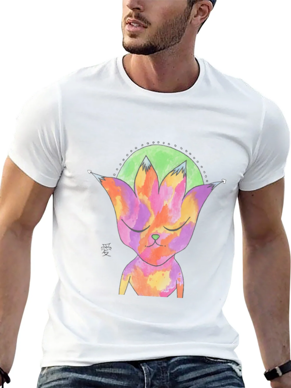 Abstract Cat T-Shirt - Unique Graphic Tee product image 12
