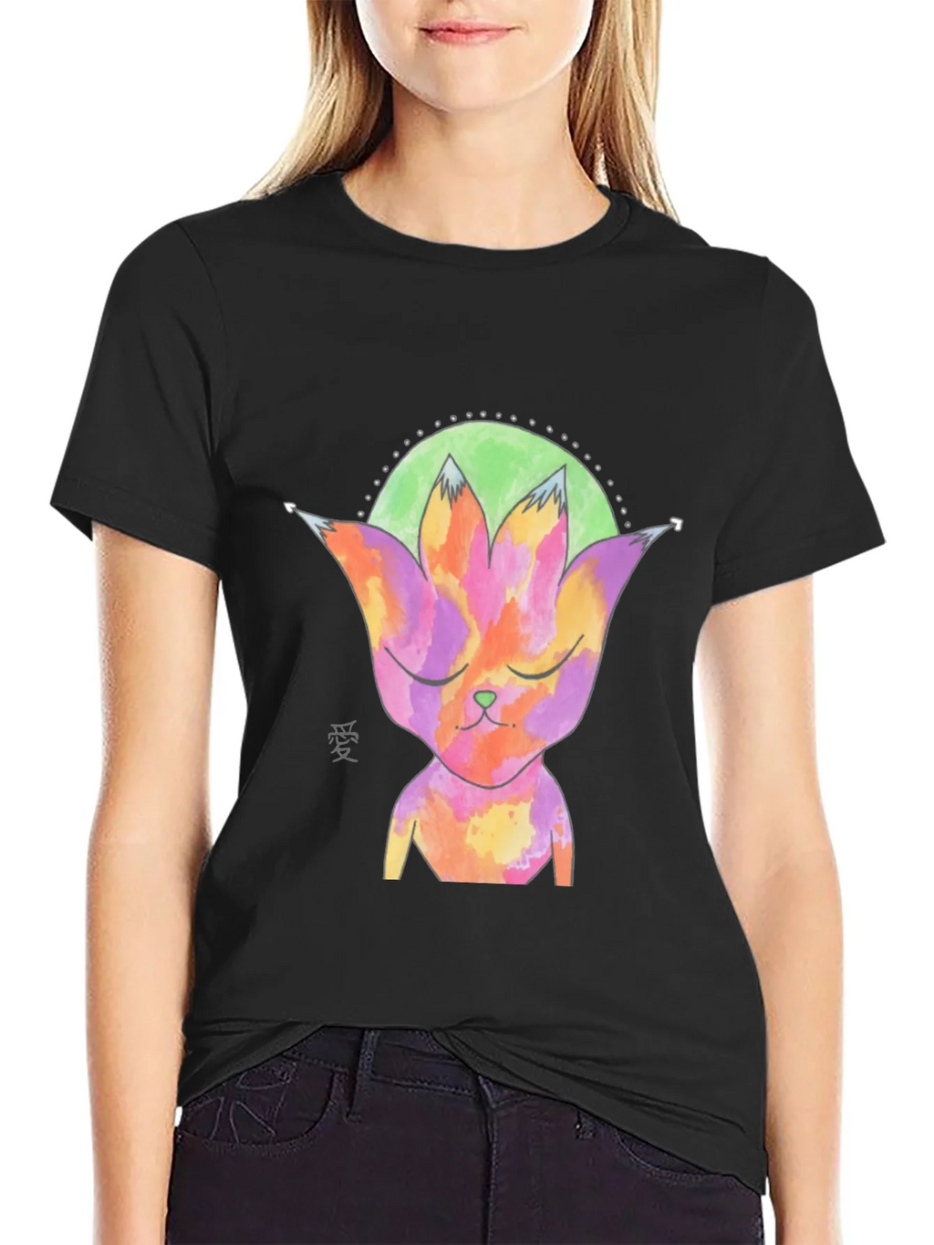 Abstract Cat T-Shirt - Unique Graphic Tee product image 2