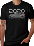 2020 Car Graphic T-Shirt - Black product image 1