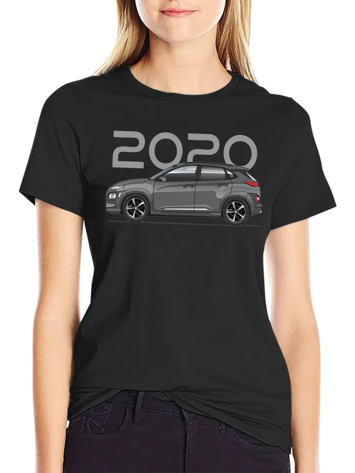 2020 Car Graphic T-Shirt - Black product image 2
