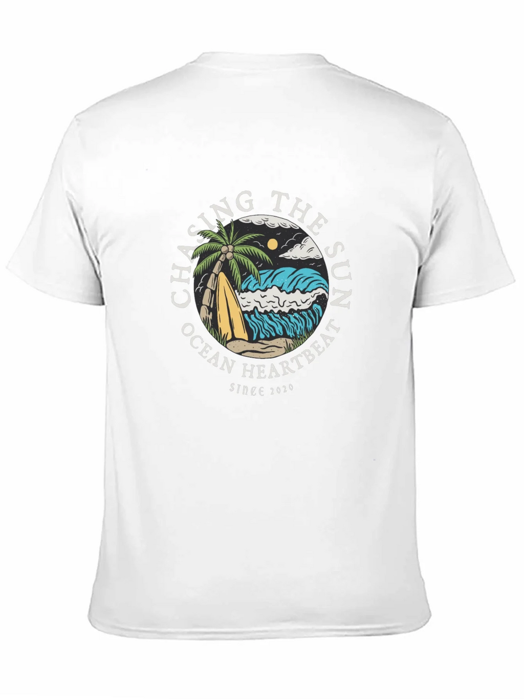 Chasing the Sun Graphic Tee - Ocean Heartbeat T-Shirt product image 10