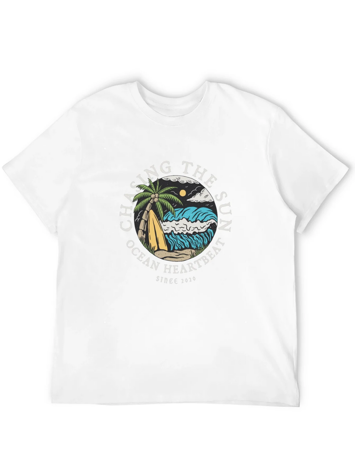 Chasing the Sun Graphic Tee - Ocean Heartbeat T-Shirt product image 11