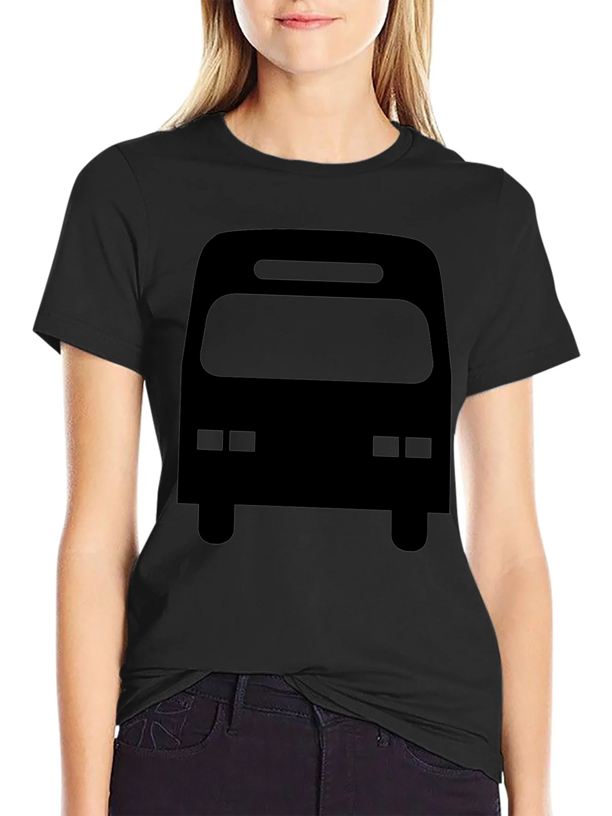 Black Bus Graphic Tee - Mens Casual T-Shirt product image 2