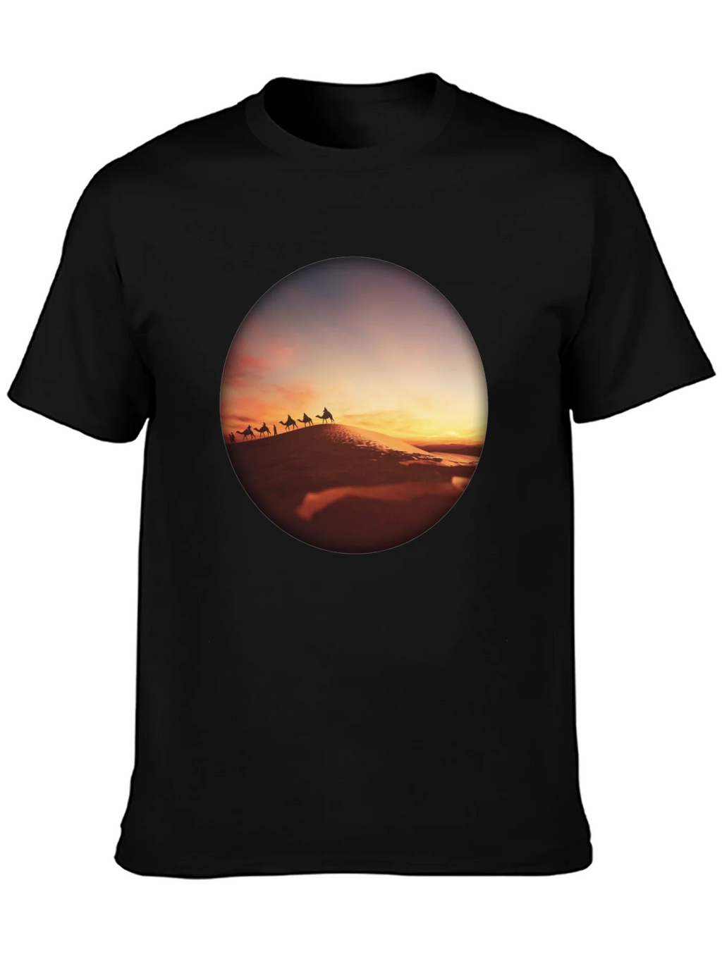 Desert Caravan Black T-Shirt product image 3