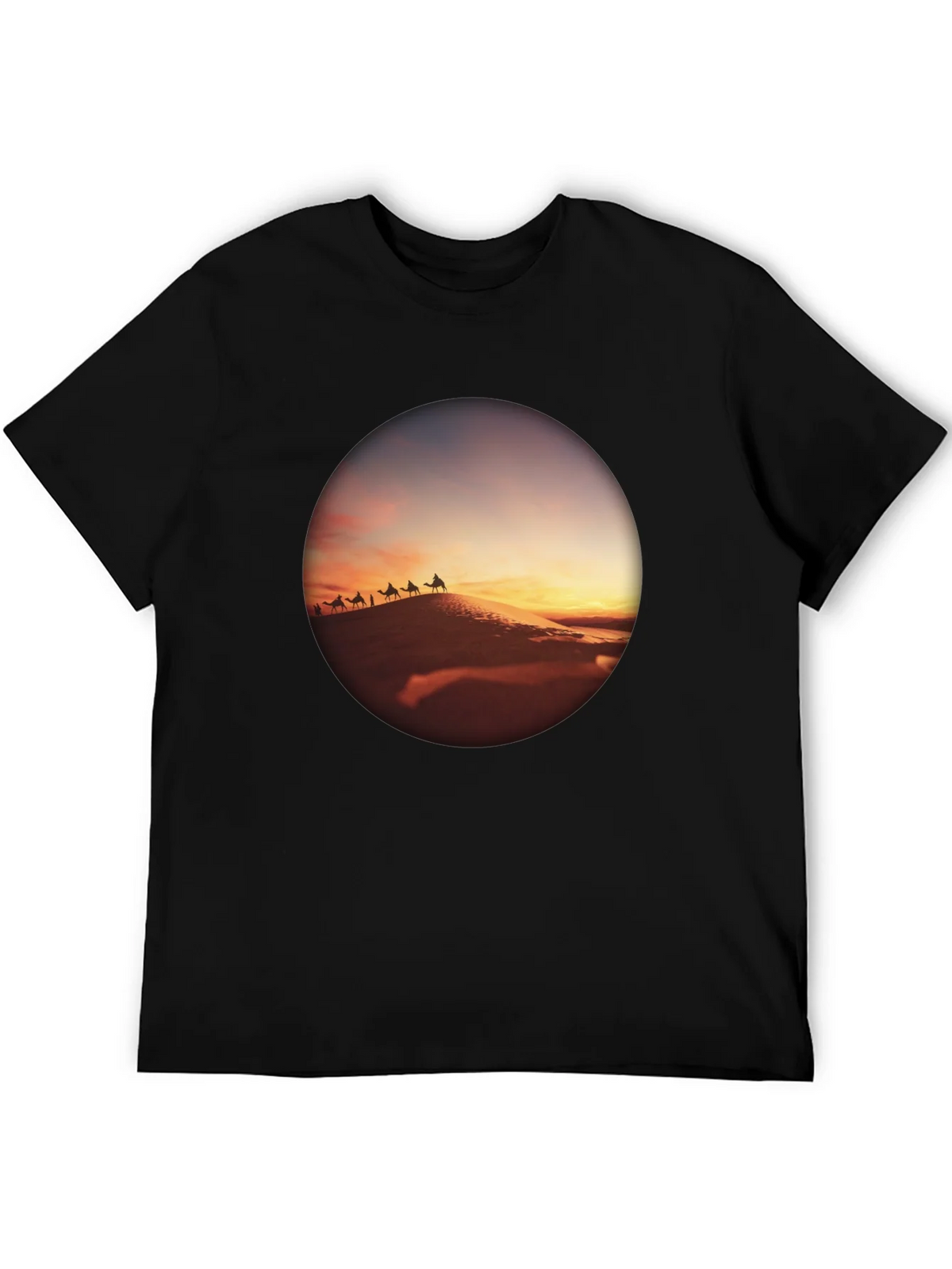 Desert Caravan Black T-Shirt product image 5