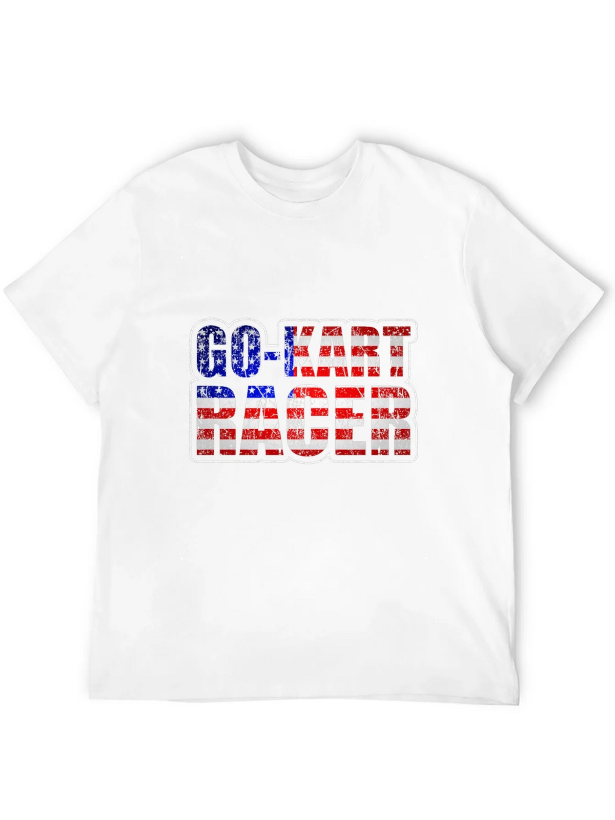 Go-Kart Racer American Flag T-Shirt product image 11