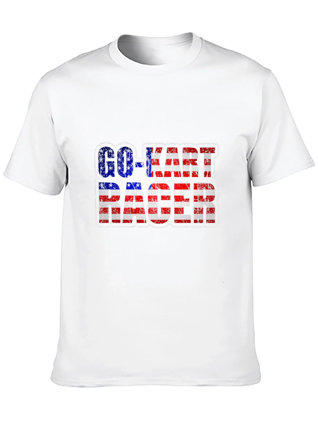 Go-Kart Racer American Flag T-Shirt product image 9