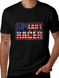 Go-Kart Racer American Flag T-Shirt product image 1