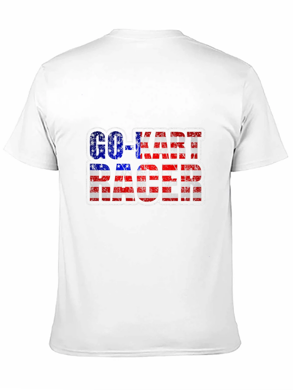 Go-Kart Racer American Flag T-Shirt product image 10