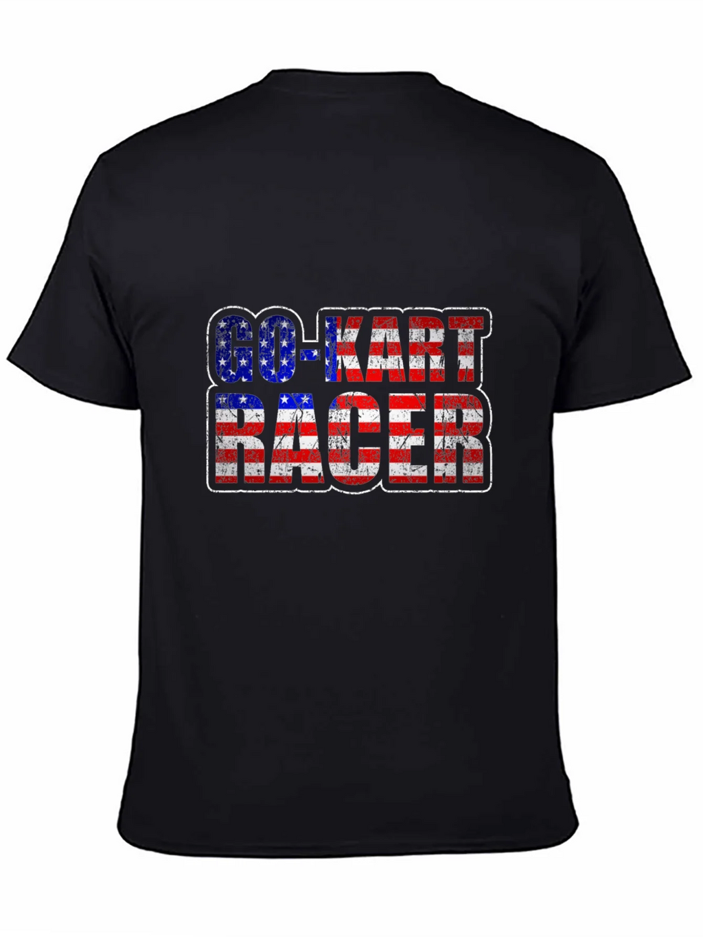 Go-Kart Racer American Flag T-Shirt product image 4