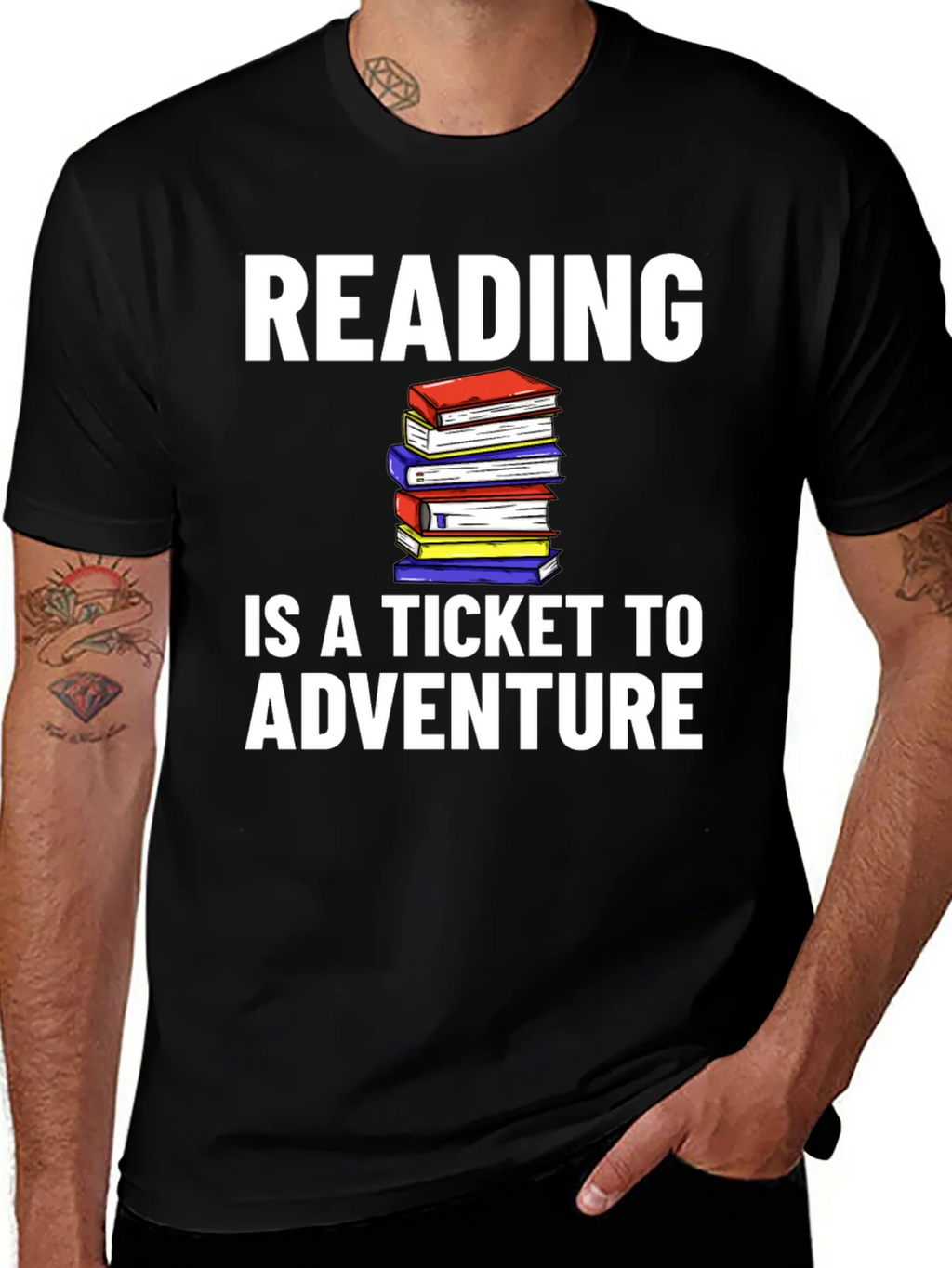 Reading is a Ticket to Adventure T-Shirt product image 1