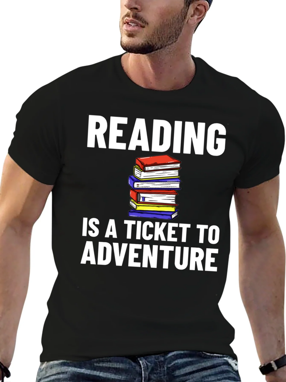 Reading is a Ticket to Adventure T-Shirt product image 6