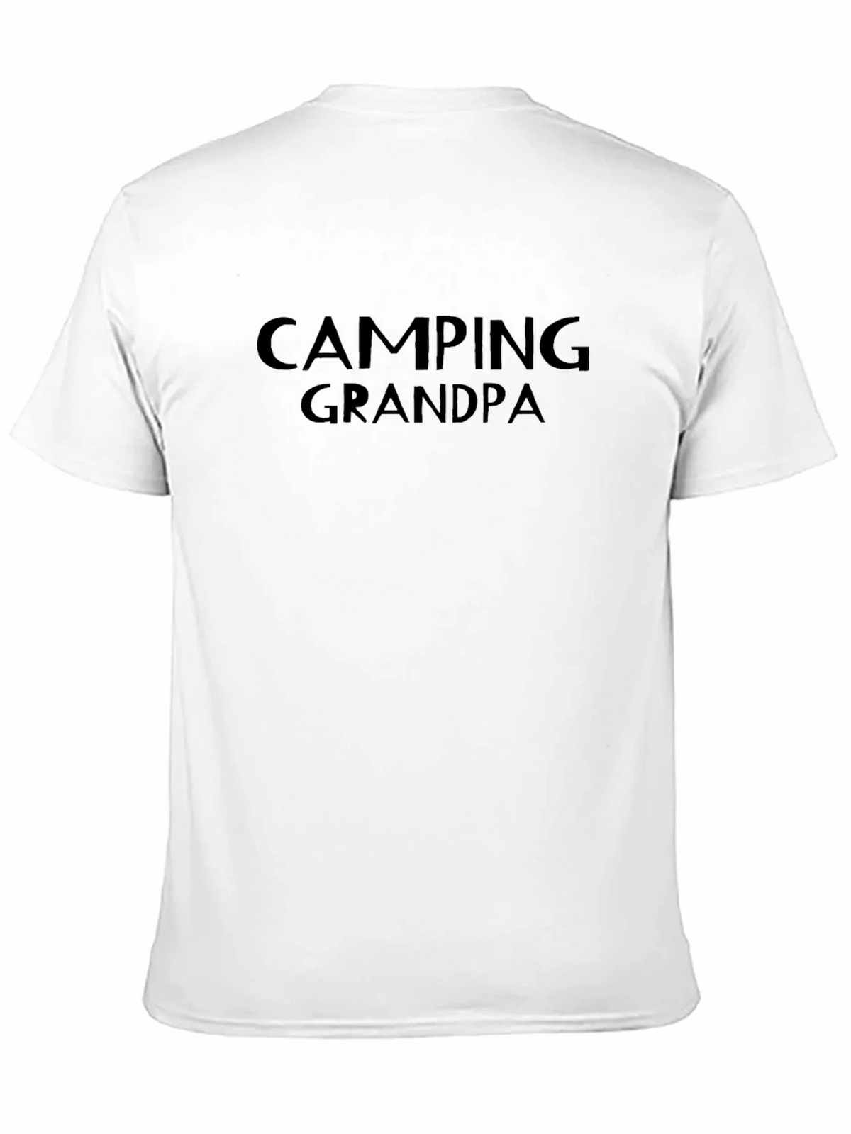 Camping Grandpa T-Shirt - Black Graphic Tee product image 10