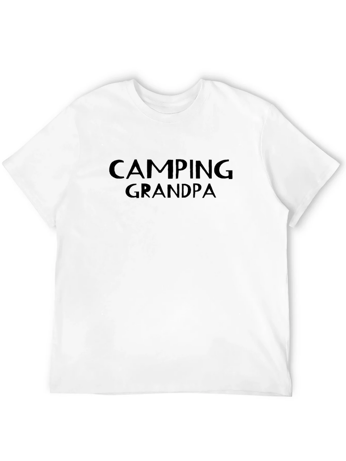 Camping Grandpa T-Shirt - Black Graphic Tee product image 11