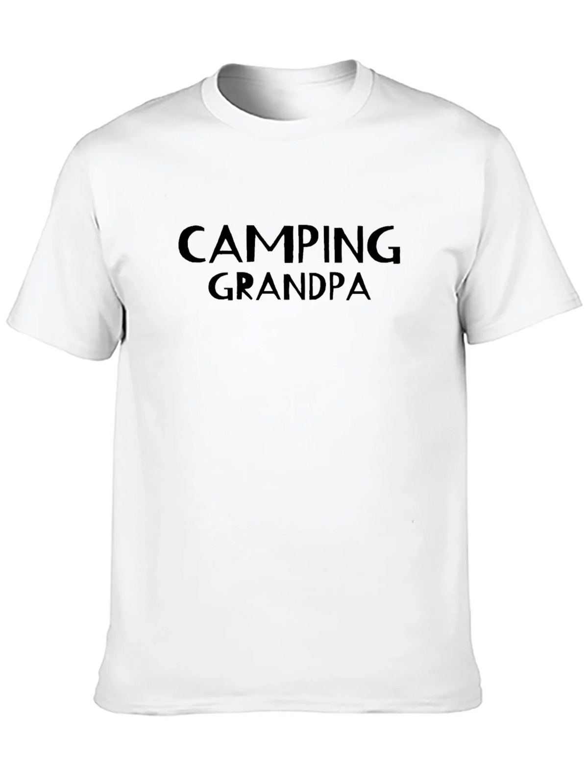 Camping Grandpa T-Shirt - Black Graphic Tee product image 9