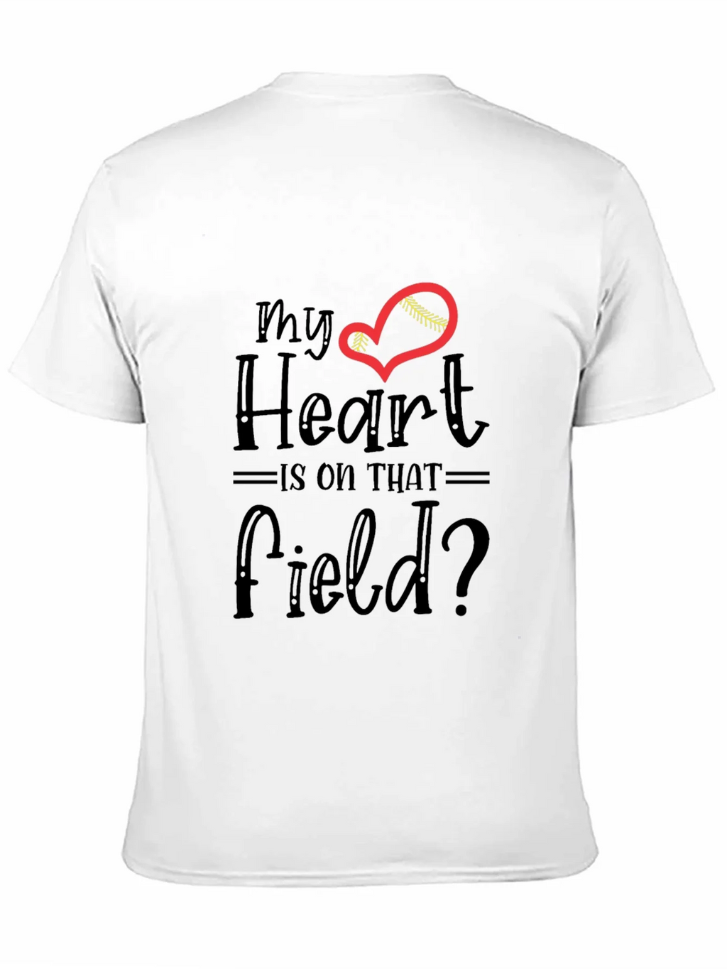 My Heart Is On That Field T-Shirt - Baseball Lover Tee product image 10
