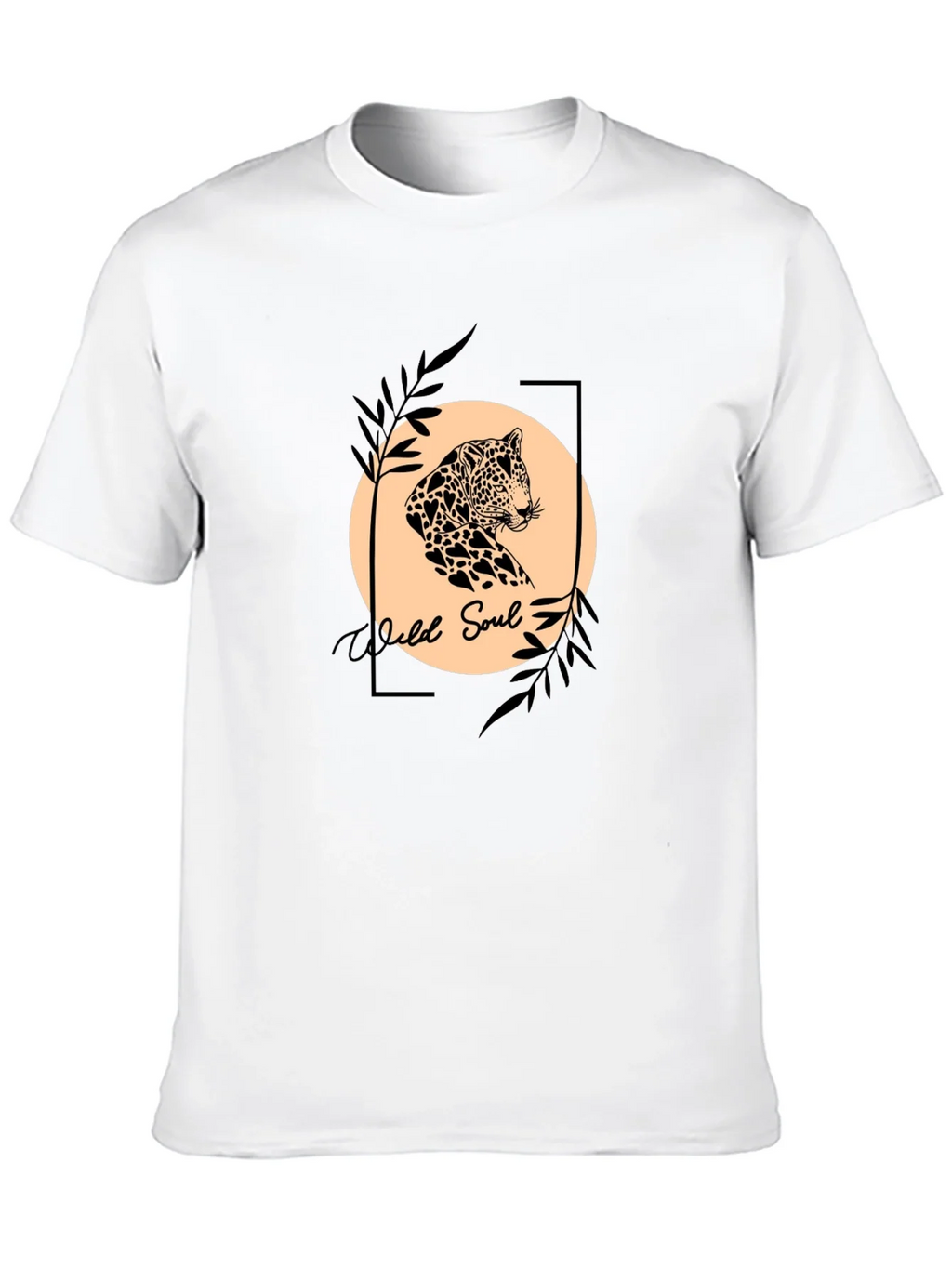 Wild Soul Graphic Tee - Leopard Print Design product image 9