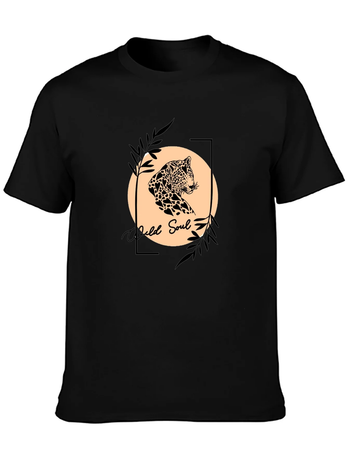 Wild Soul Graphic Tee - Leopard Print Design product image 3