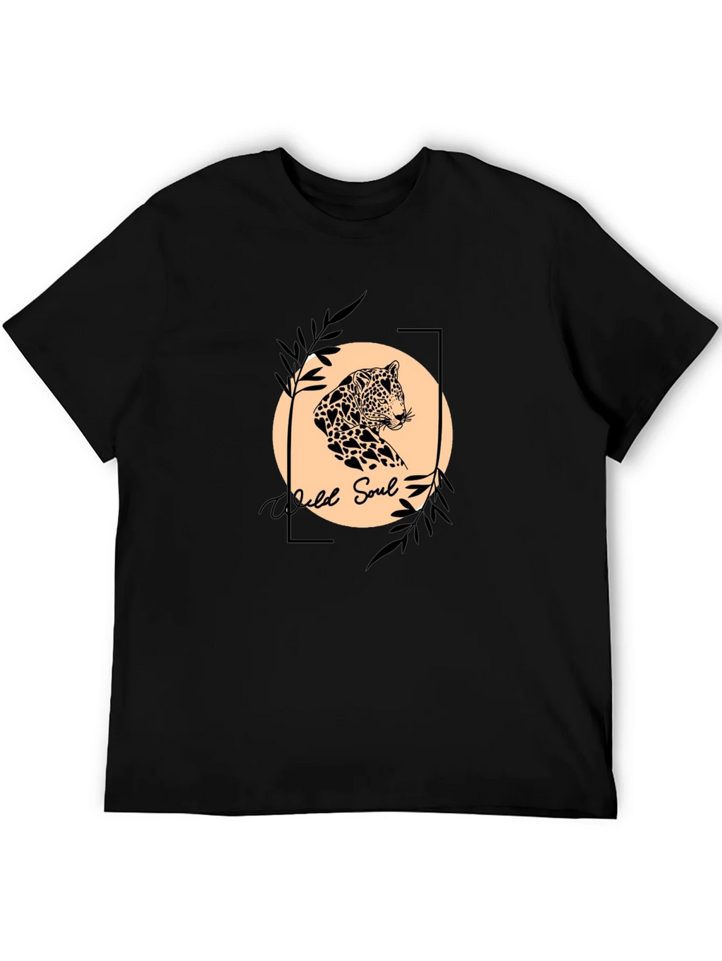 Wild Soul Graphic Tee - Leopard Print Design product image 5