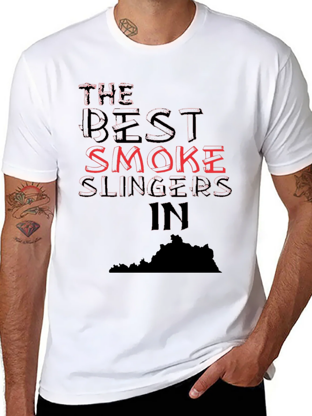 Smoke Slingers Graphic Tee - Black product image 7