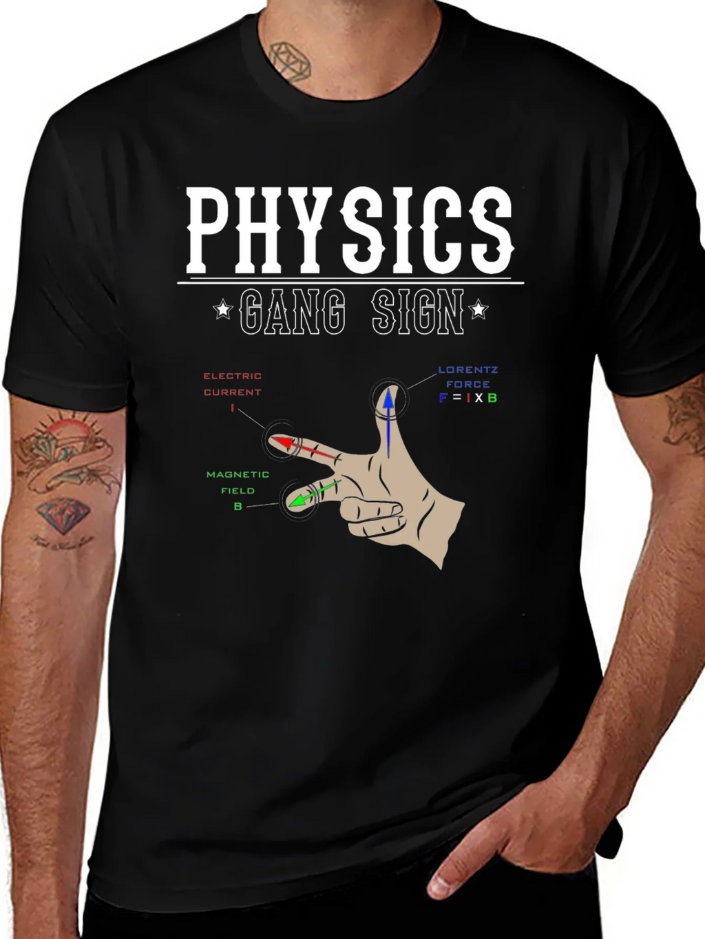 Physics Gang Sign T-Shirt product image 1