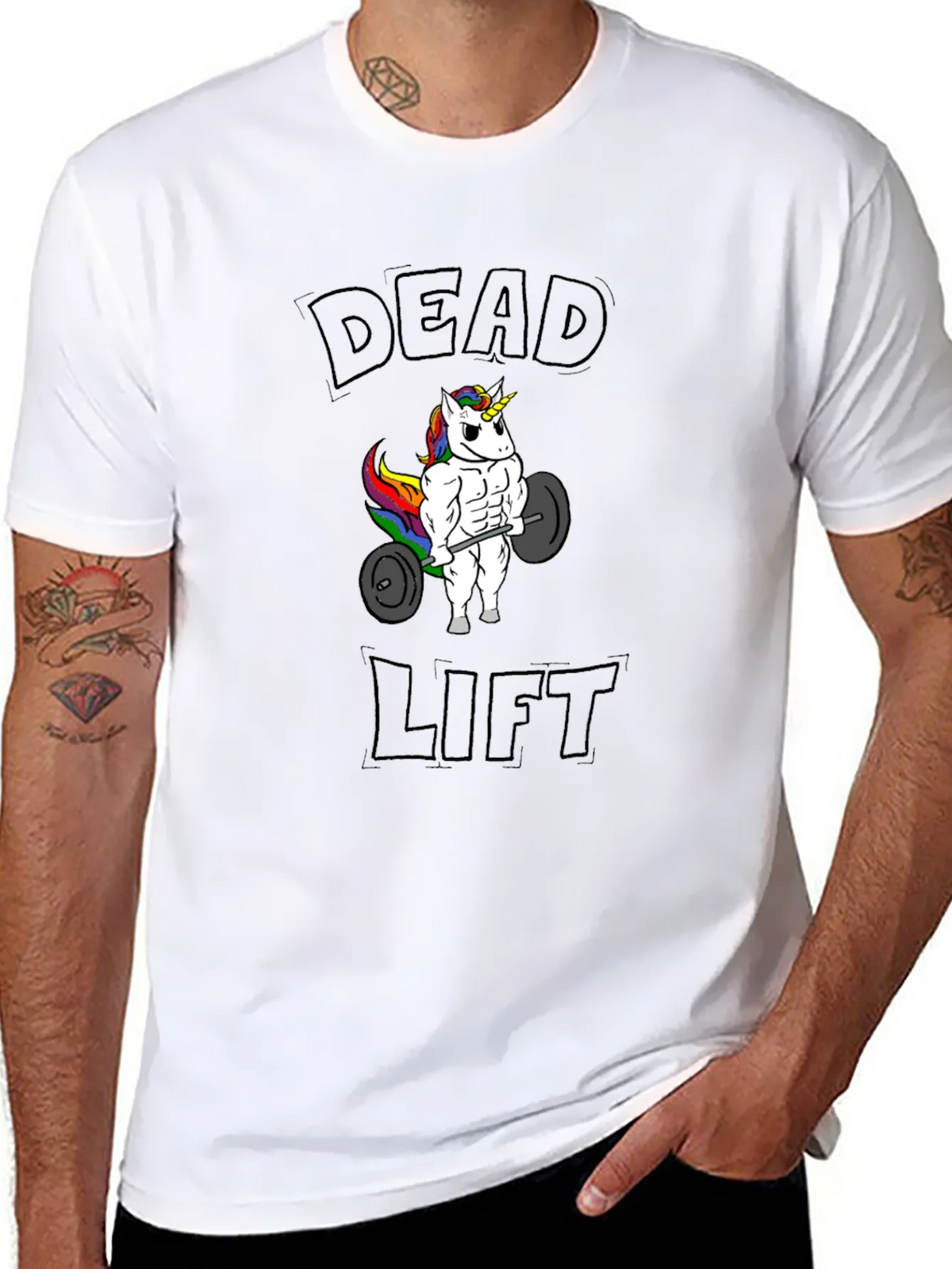 Deadlift Unicorn T-Shirt product image 7