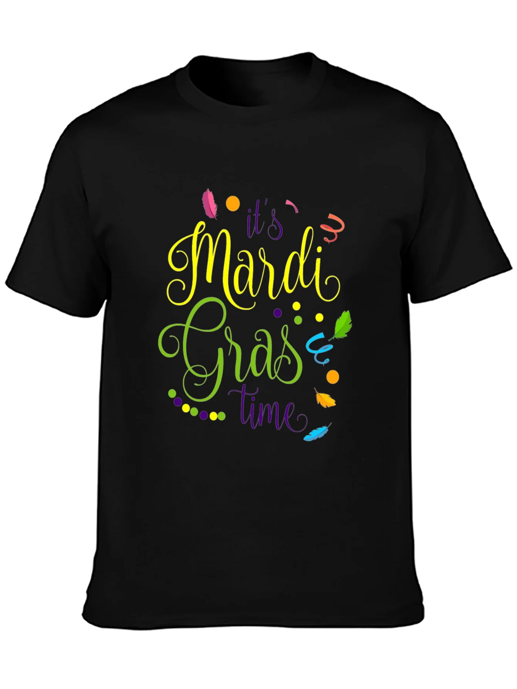 Mardi Gras Time T-Shirt - Celebration Tee product image 3