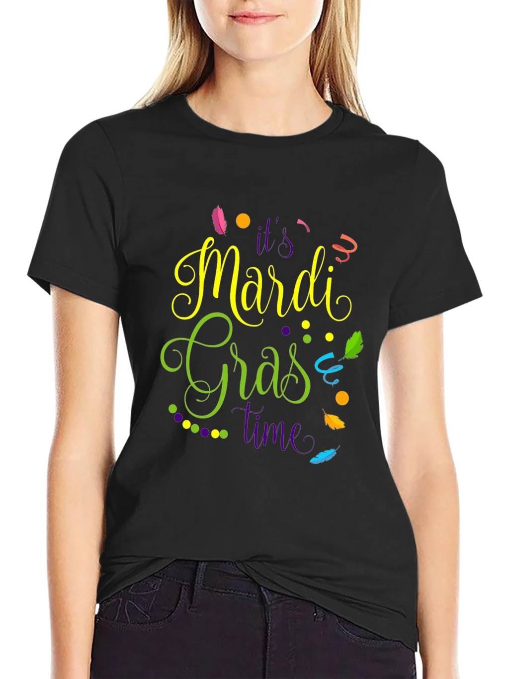 Mardi Gras Time T-Shirt - Celebration Tee product image 2