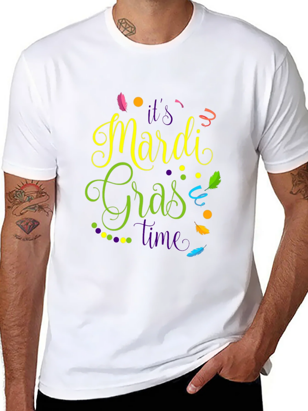 Mardi Gras Time T-Shirt - Celebration Tee product image 7