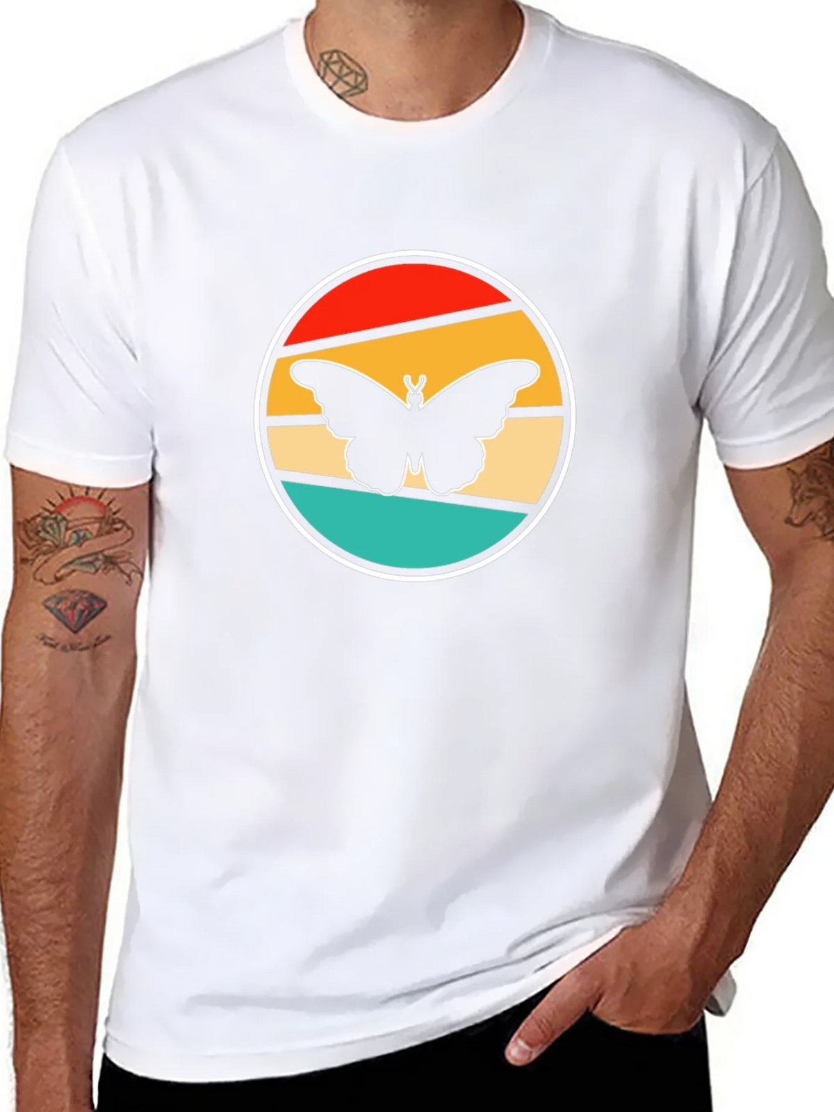 Retro Butterfly Graphic Tee - Stylish Comfort product image 7