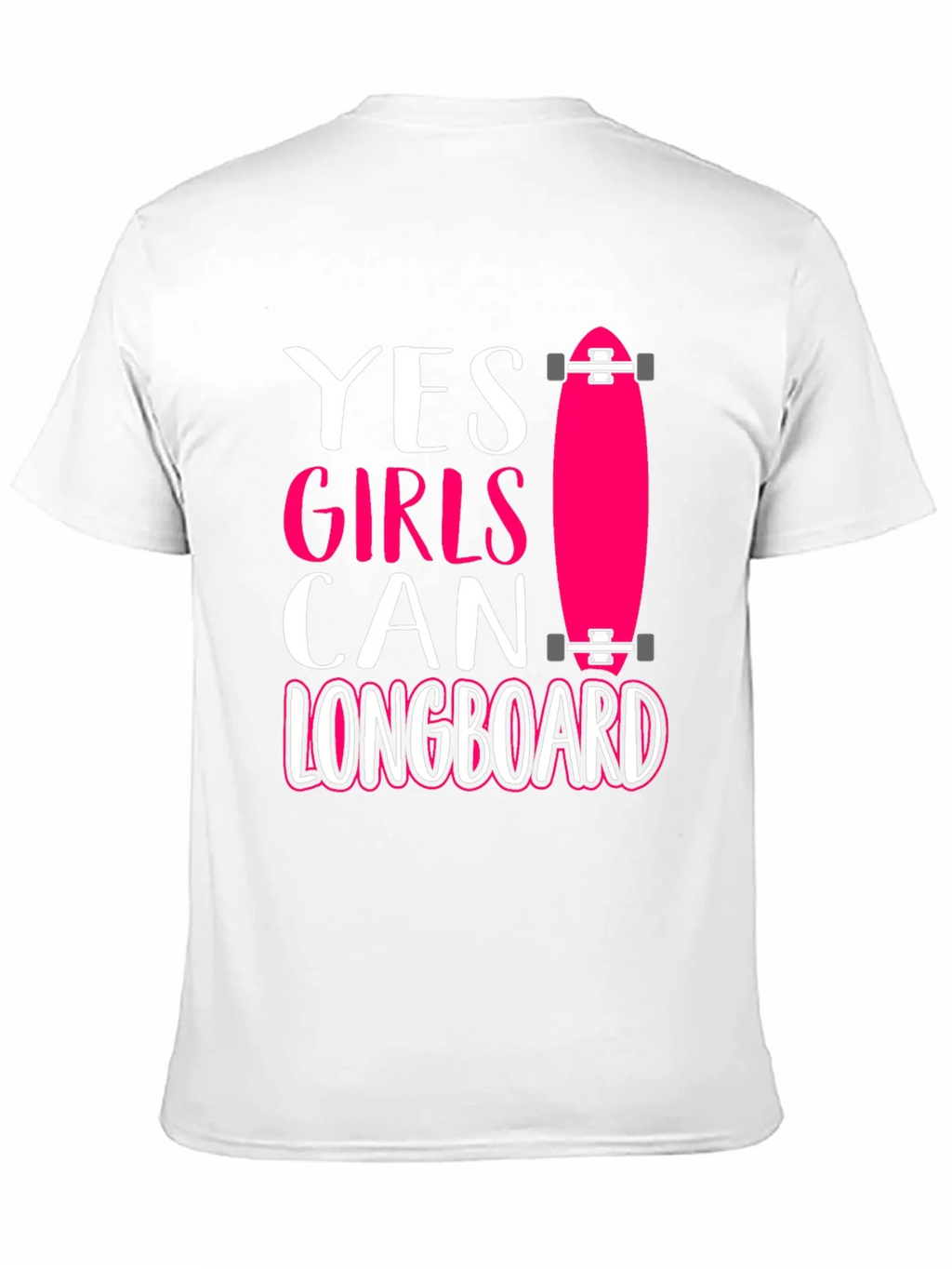 Yes Girls Can Longboard Graphic Tee product image 10