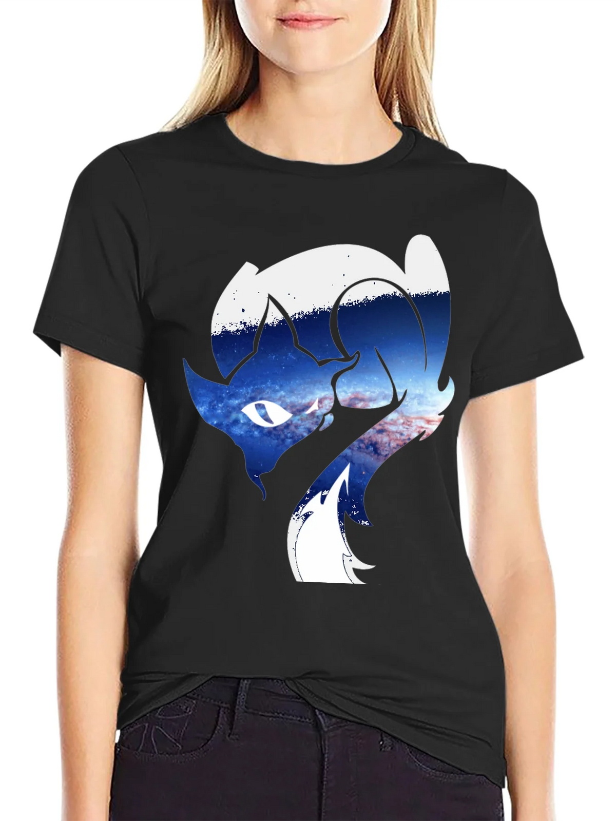 Cosmic Fox Graphic Tee - Unique Animal Design product image 2