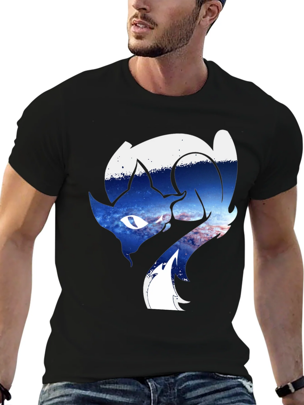 Cosmic Fox Graphic Tee - Unique Animal Design product image 6
