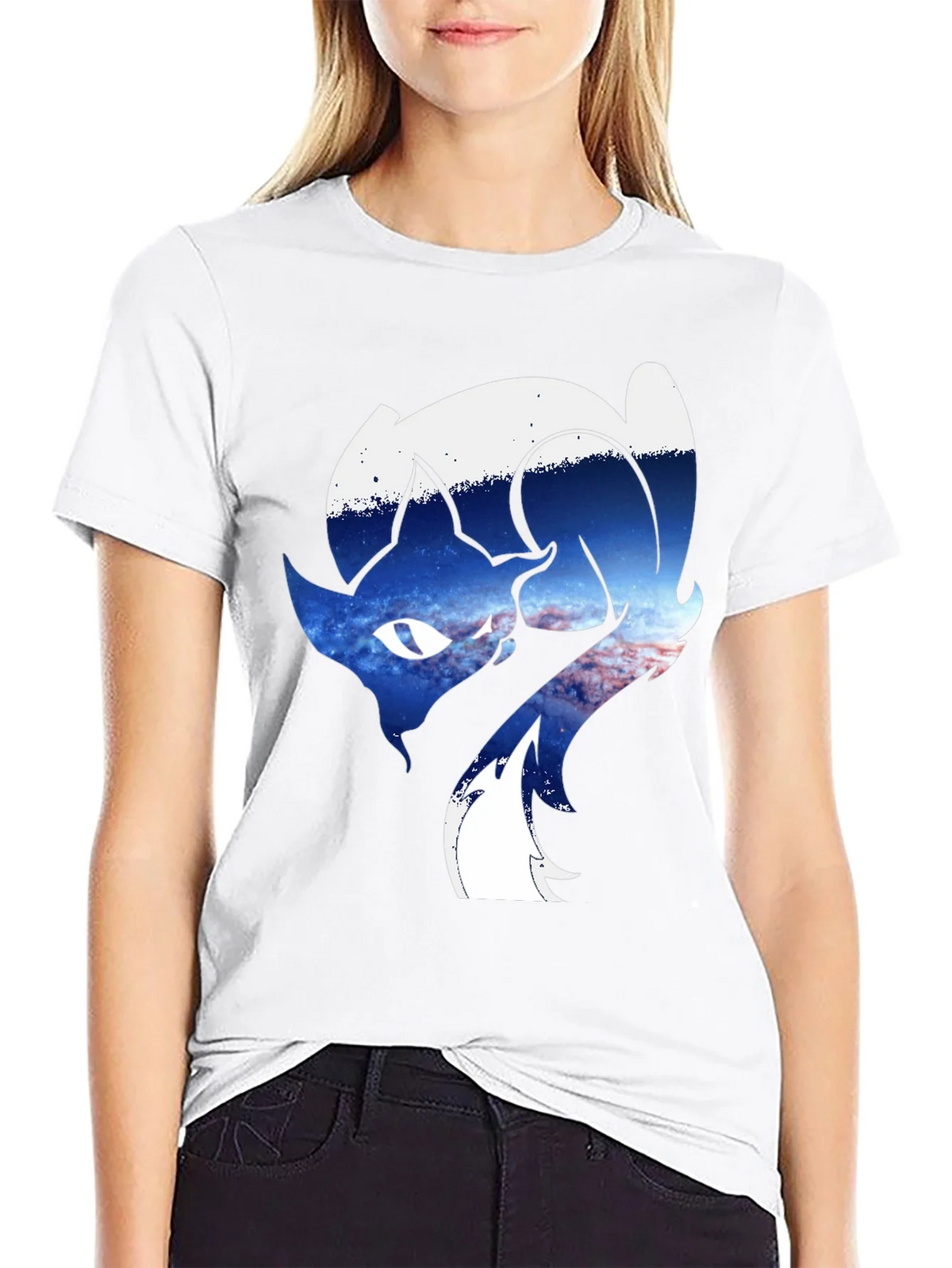 Cosmic Fox Graphic Tee - Unique Animal Design product image 8