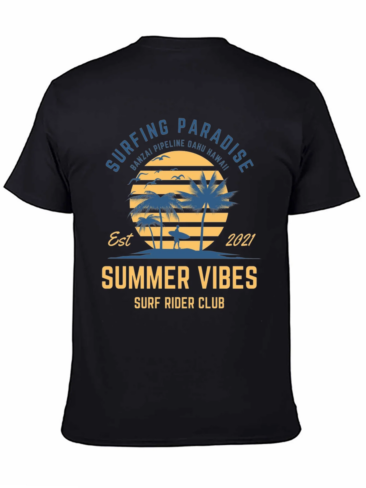 Surfing Paradise Summer Vibes T-Shirt product image 4