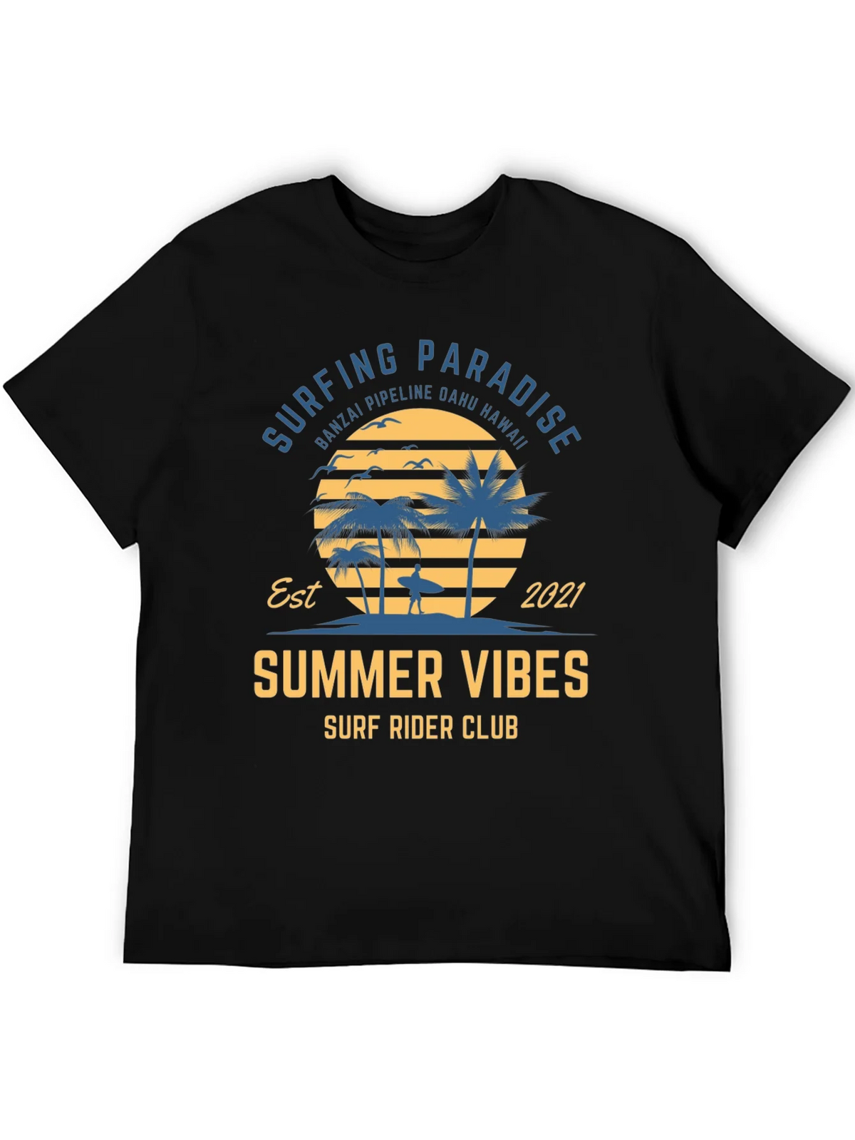 Surfing Paradise Summer Vibes T-Shirt product image 5