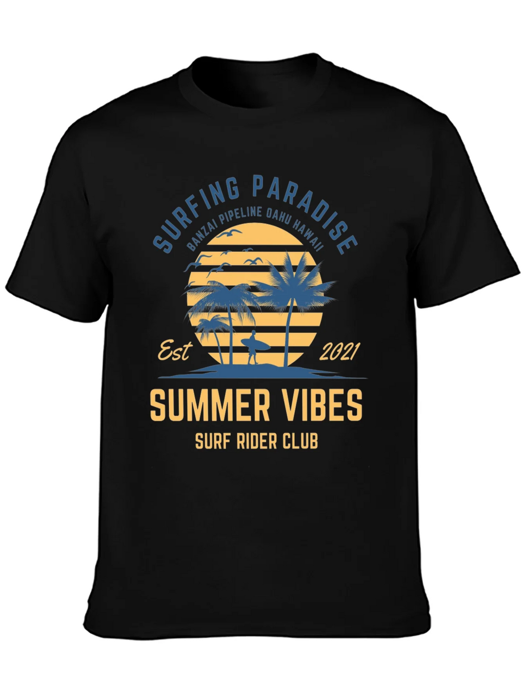 Surfing Paradise Summer Vibes T-Shirt product image 3